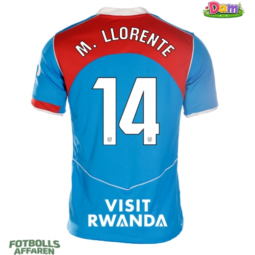 Atletico Madrid Marcos Llorente #14 Tredje Tröja Kvinnor 2025-26 Kortärmad